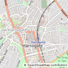 Map of Harrogate, North Yorkshire