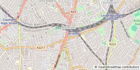 Map of Brixton