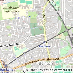 Map of Newcastle Upon Tyne