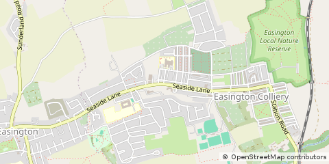 Map of Peterlee, Co Durham