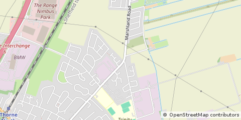 Map of Doncaster