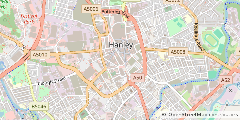 Map of Stoke-on-Trent