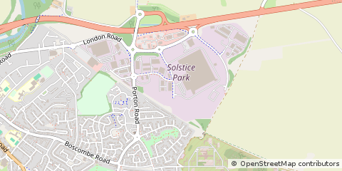 Map of Salisbury, Wiltshire