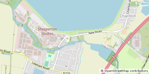 Map of Shepperton, Middlesex