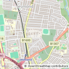 Map of Newcastle Upon Tyne