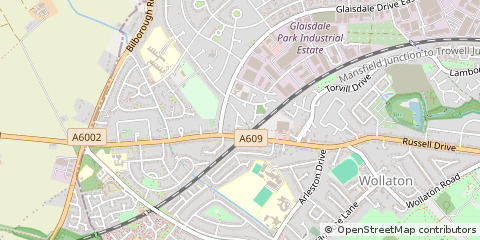 Map of Nottingham