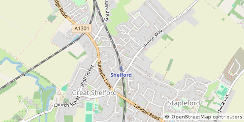 Map of Cambridge, Cambridgeshire