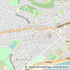 Map of Swansea