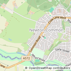 Map of Newton-LE-Willows