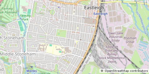 Map of Eastleigh