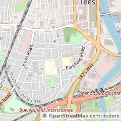 Map of Stockton-on-Tees