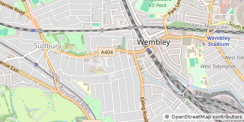 Map of Middlesex