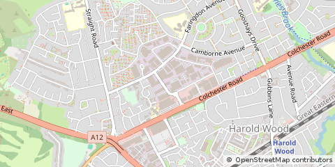 Map of Romford