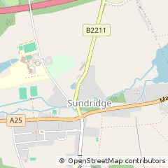 Map of Sundridge, Kent