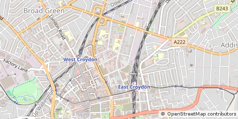 Map of Surrey