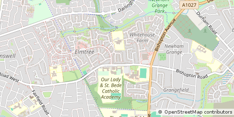 Map of Stockton-on-Tees