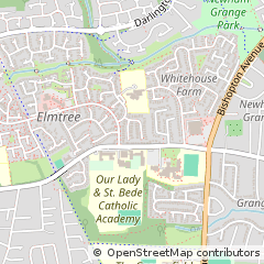 Map of Stockton-on-Tees