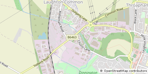 Map of Sheffield, South Yorkshire