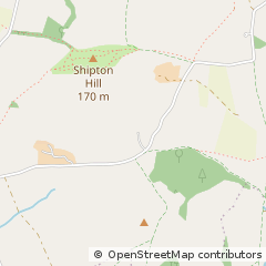 Map of Shipton Gorge, Dorset