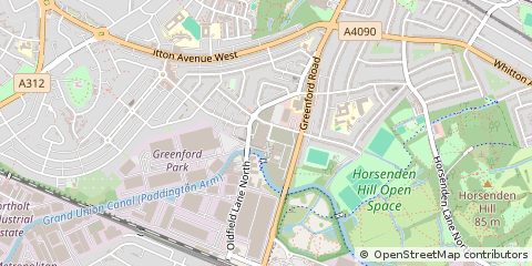 Map of Greenford