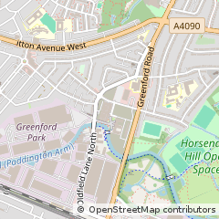Map of Greenford