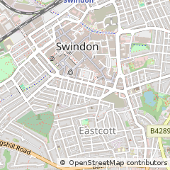Map of Swindon