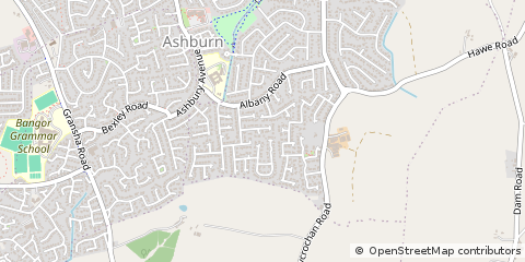 Map of Bangor