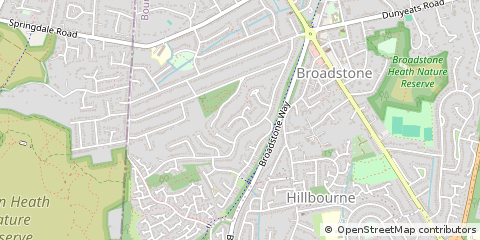 Map of Broadstone