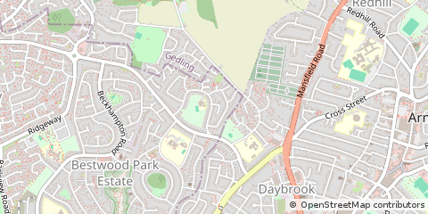 Map of Nottingham