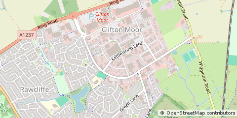 Map of York, North Yorkshire