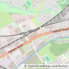 Map of Manchester, Lancashire