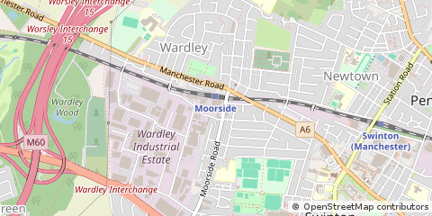 Map of Manchester