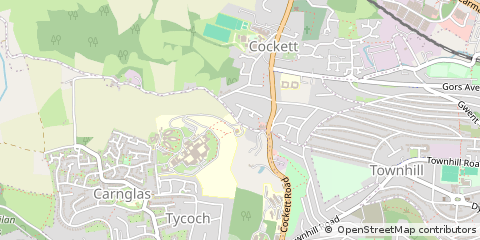 Map of Swansea