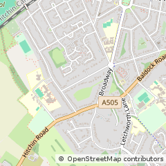 Map of Letchworth Garden City