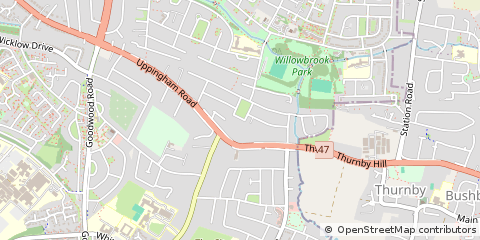 Map of Leicestershire