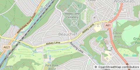 Map of Sheffield