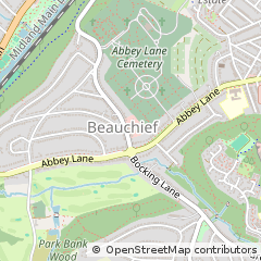 Map of Sheffield