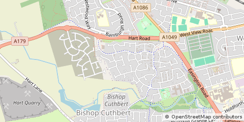 Map of Hartlepool