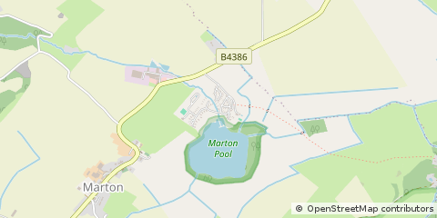 Map of Powys