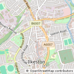 Map of Ilkeston, Derbyshire