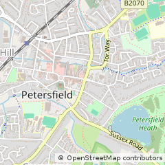 Map of Petersfield, Hampshire