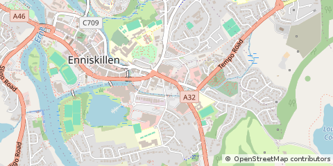 Map of CO. Fermanagh