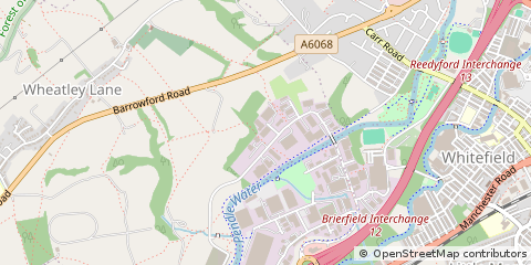Map of Nelson, Lancashire