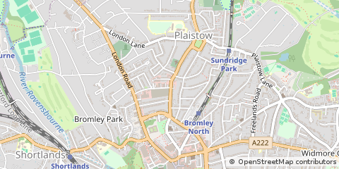 Map of Bromley