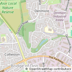 Map of Aberdeen, Aberdeenhsire