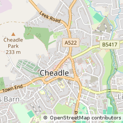 Map of Stoke-on-Trent, Staffordshire