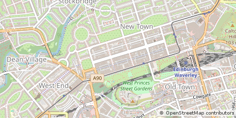 Map of Edinburgh