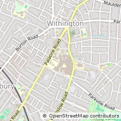 Map of Withington, Manchester