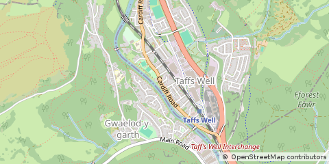 Map of Cardiff