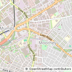 Map of Oldham, Lancashire